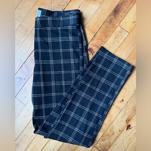 Nordstrom Rack Black Plaid Dress Pants